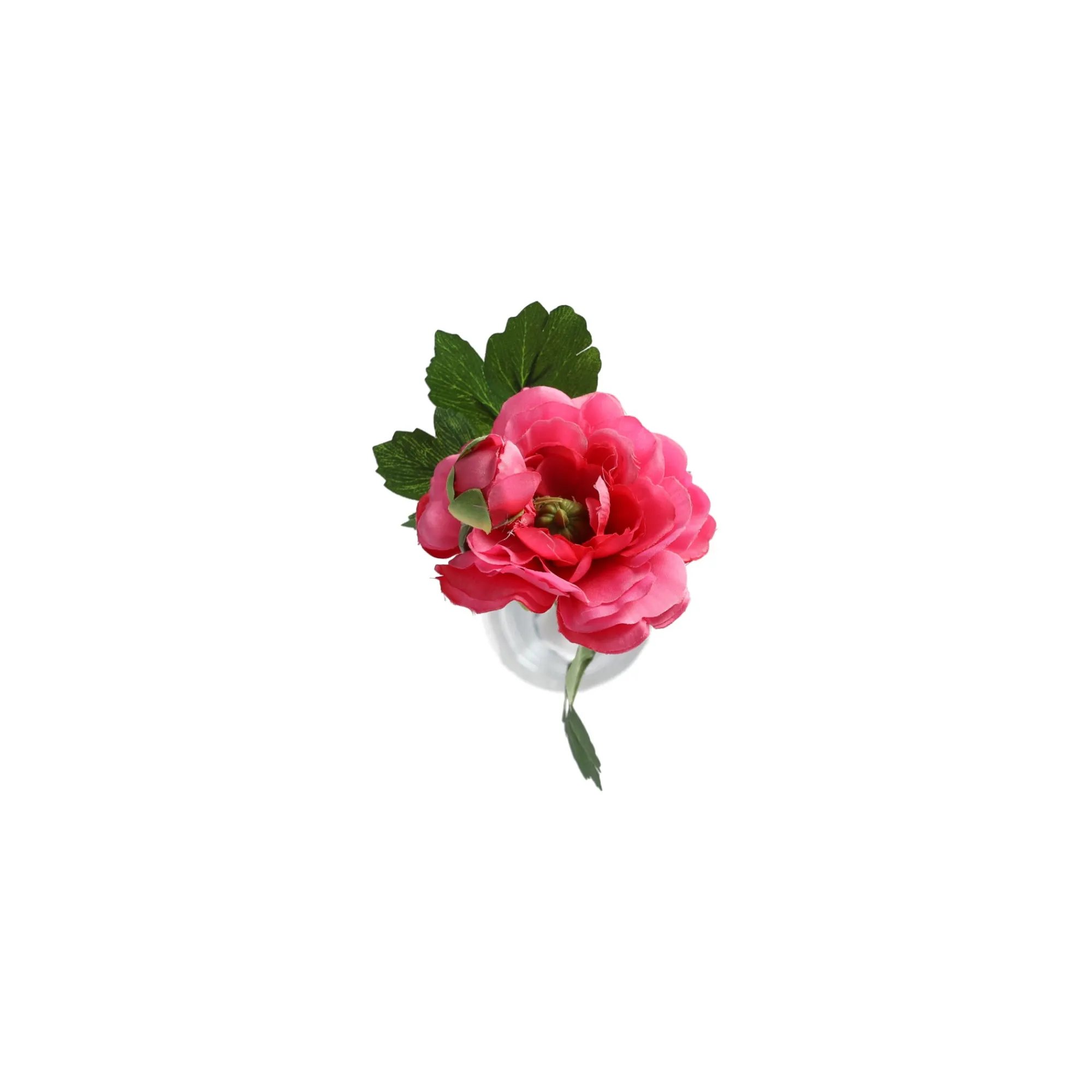 O'malley Kunstplanten En Kunstbloemen>Japanse roos roze 36 cm