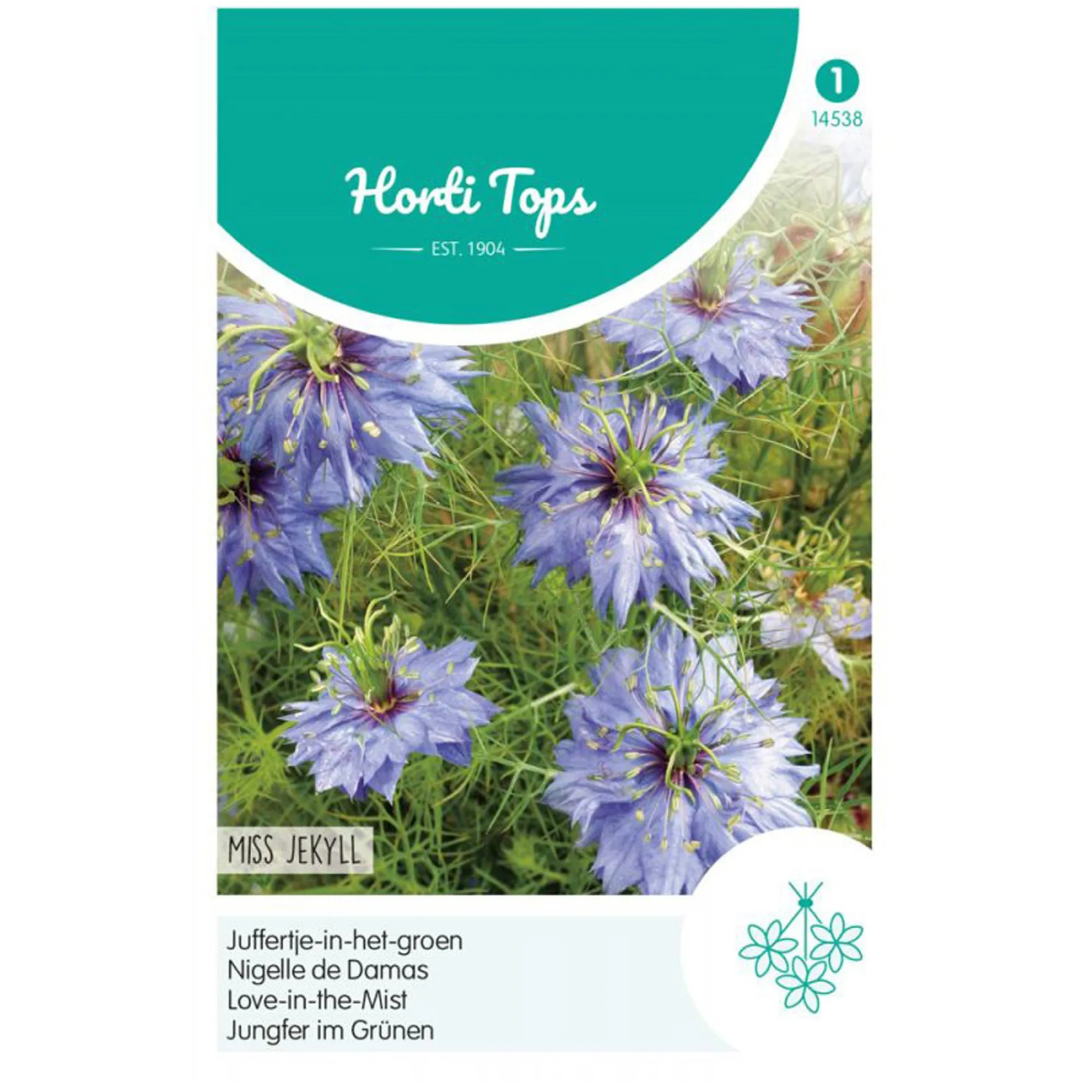 Horti Tops Moestuin>Juffertje-in-het-groen Miss Jekyll blauw