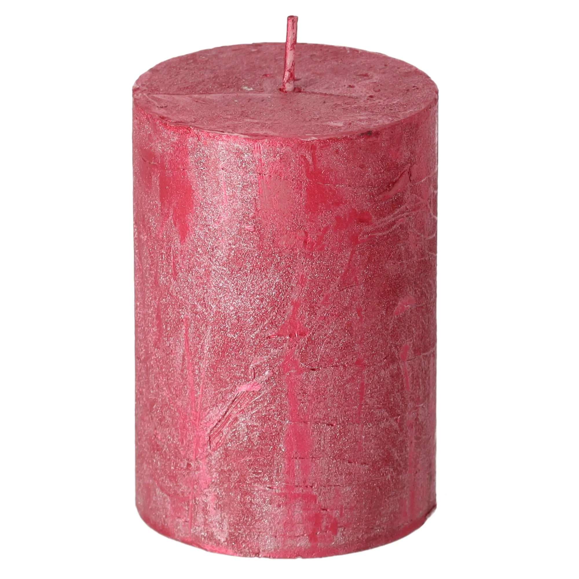 O'malley Kaarsen>Kaars metallic 70x75mm rood