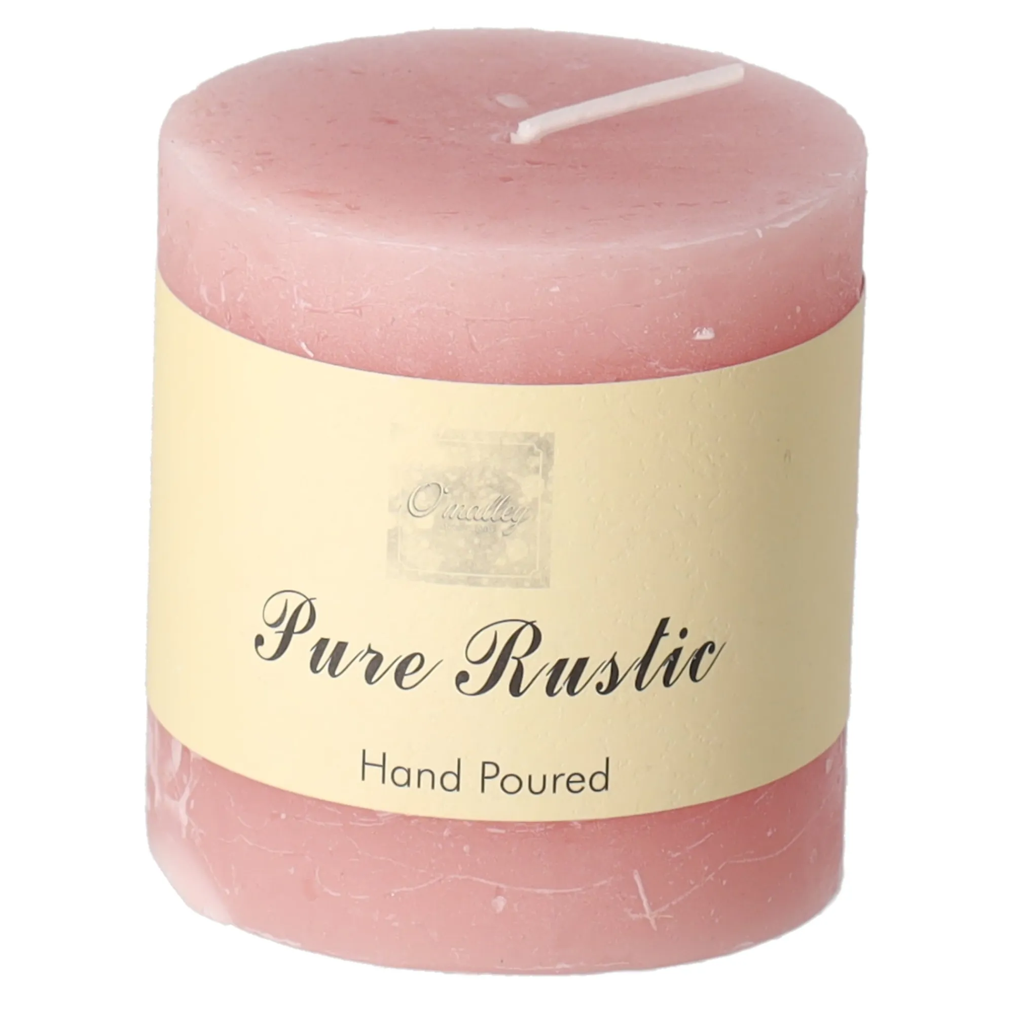 O'malley Kaarsen>Kaars 70x75mm pastel roze