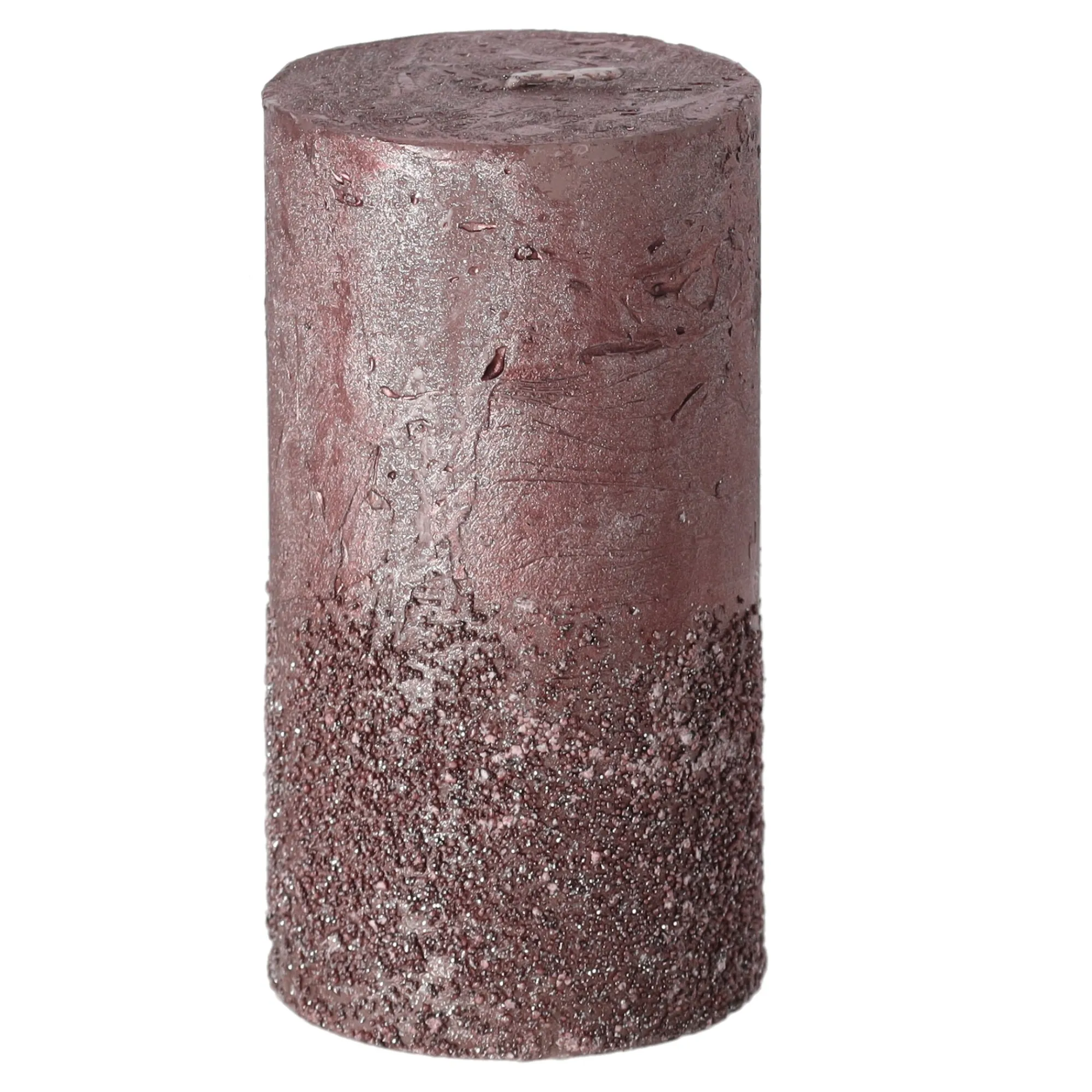 Kaarsen>Kaars 70x130mm sand rood
