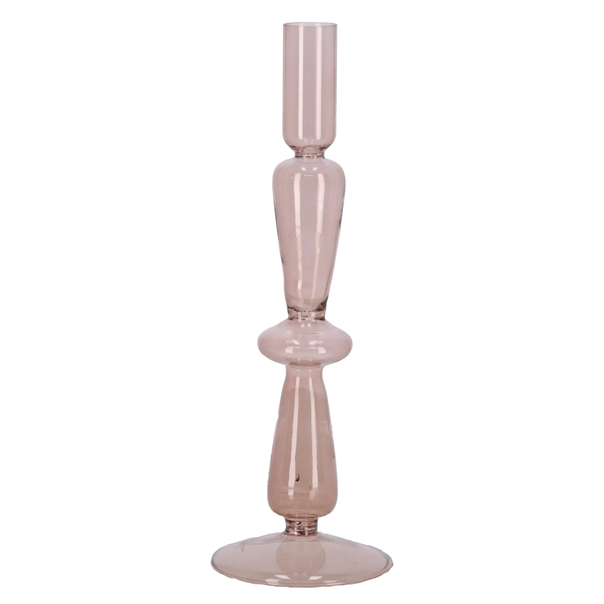 Woondecoratie>Kandelaar bruin 25 x 9 cm
