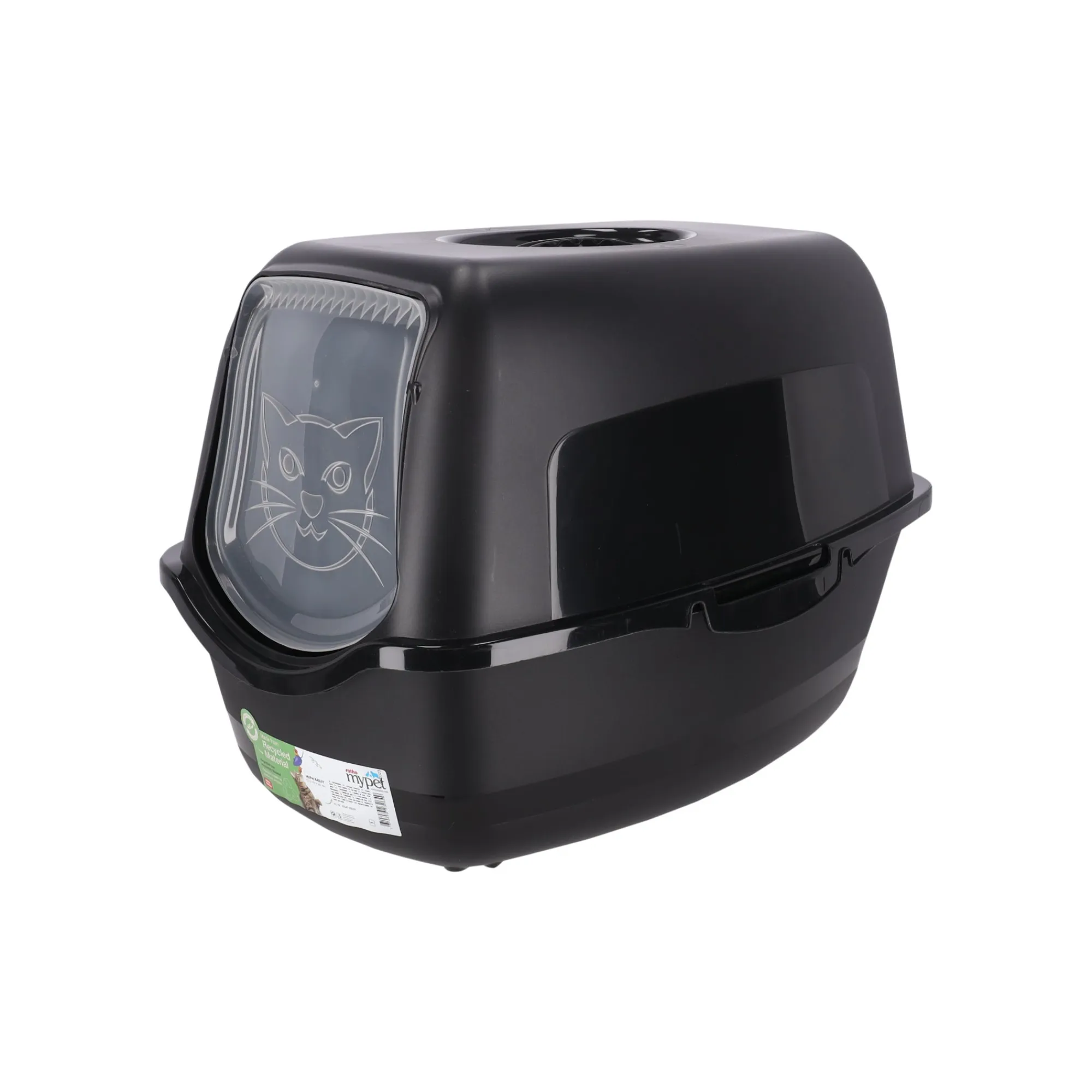 Rotho MyPet Kattenbak>Kattenbak Bailey 56cm zwart