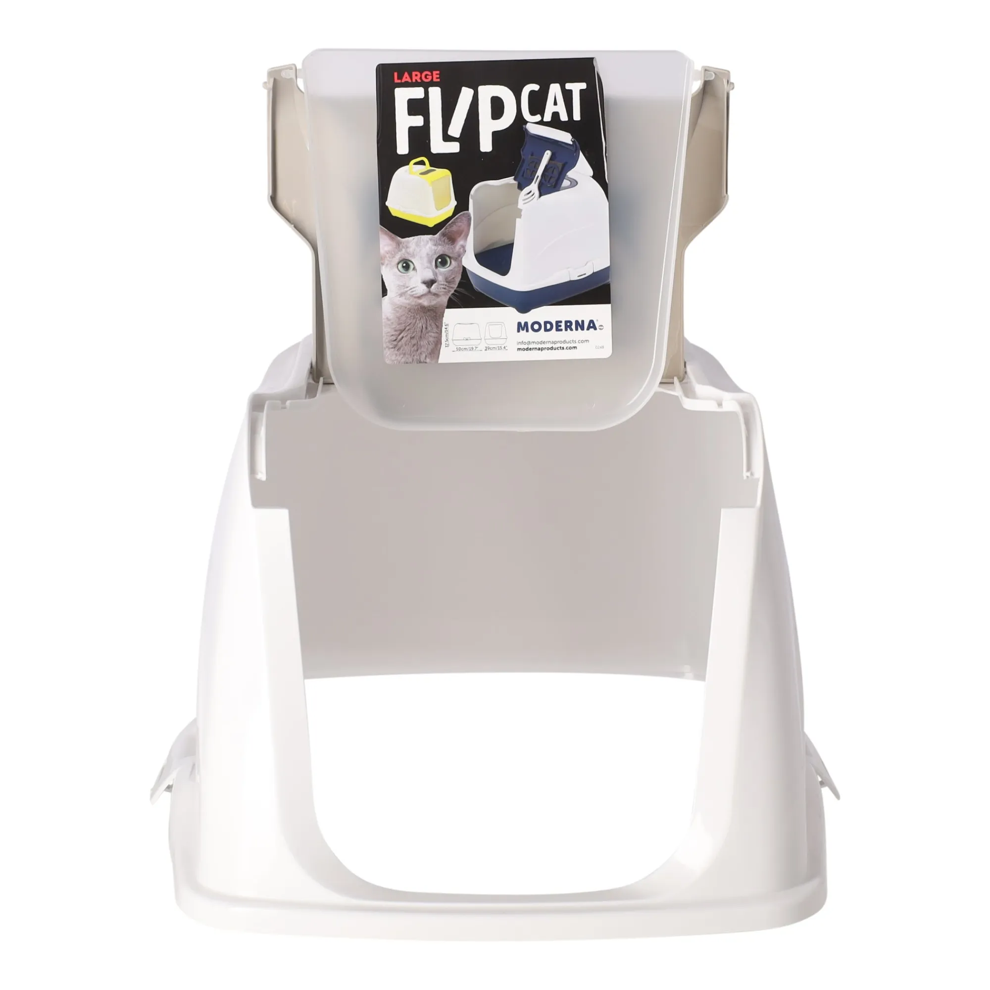 Moderna Kattenbak>Kattenbak flipcat 50cm grijs