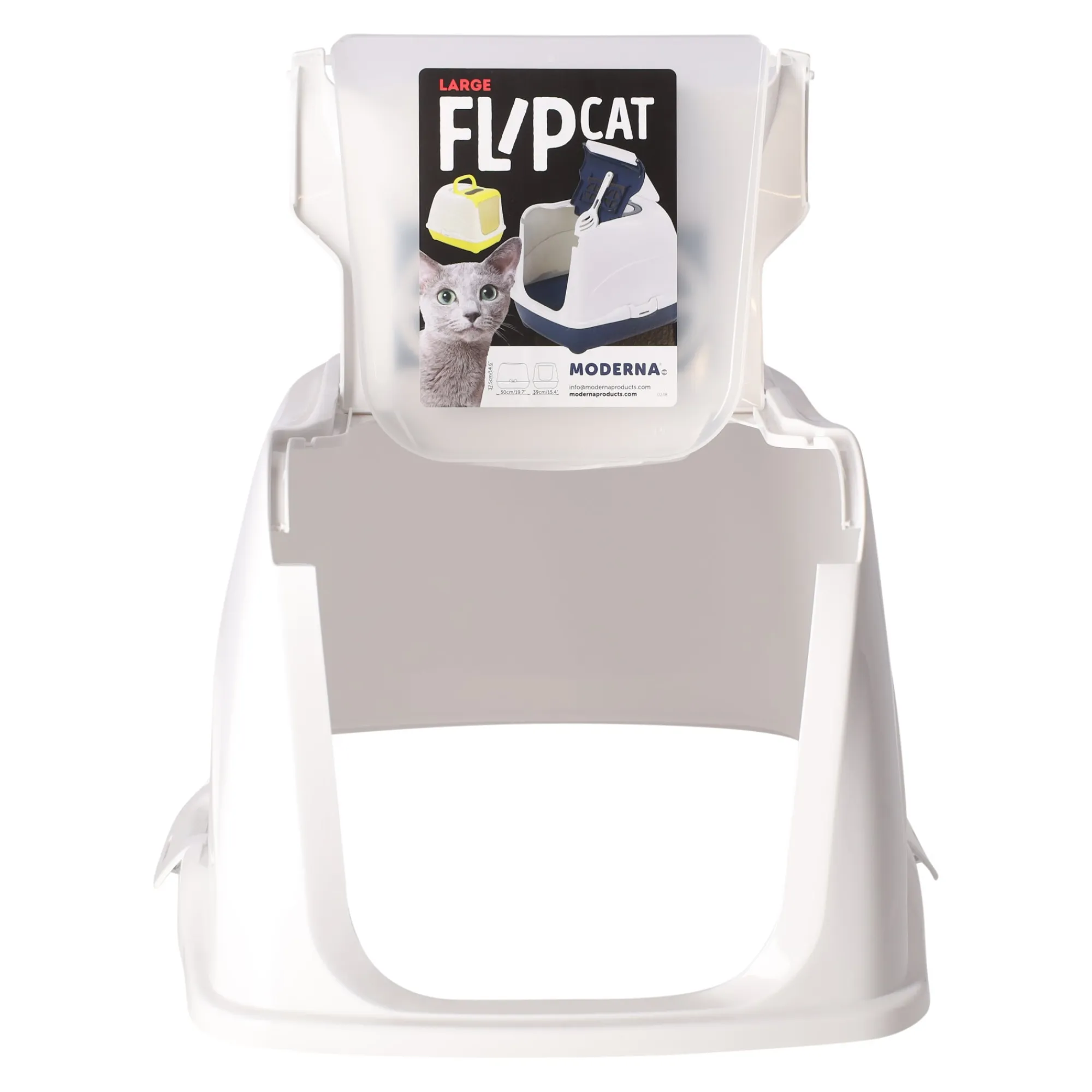 Moderna Kattenbak>Kattenbak flipcat 50cm zwart