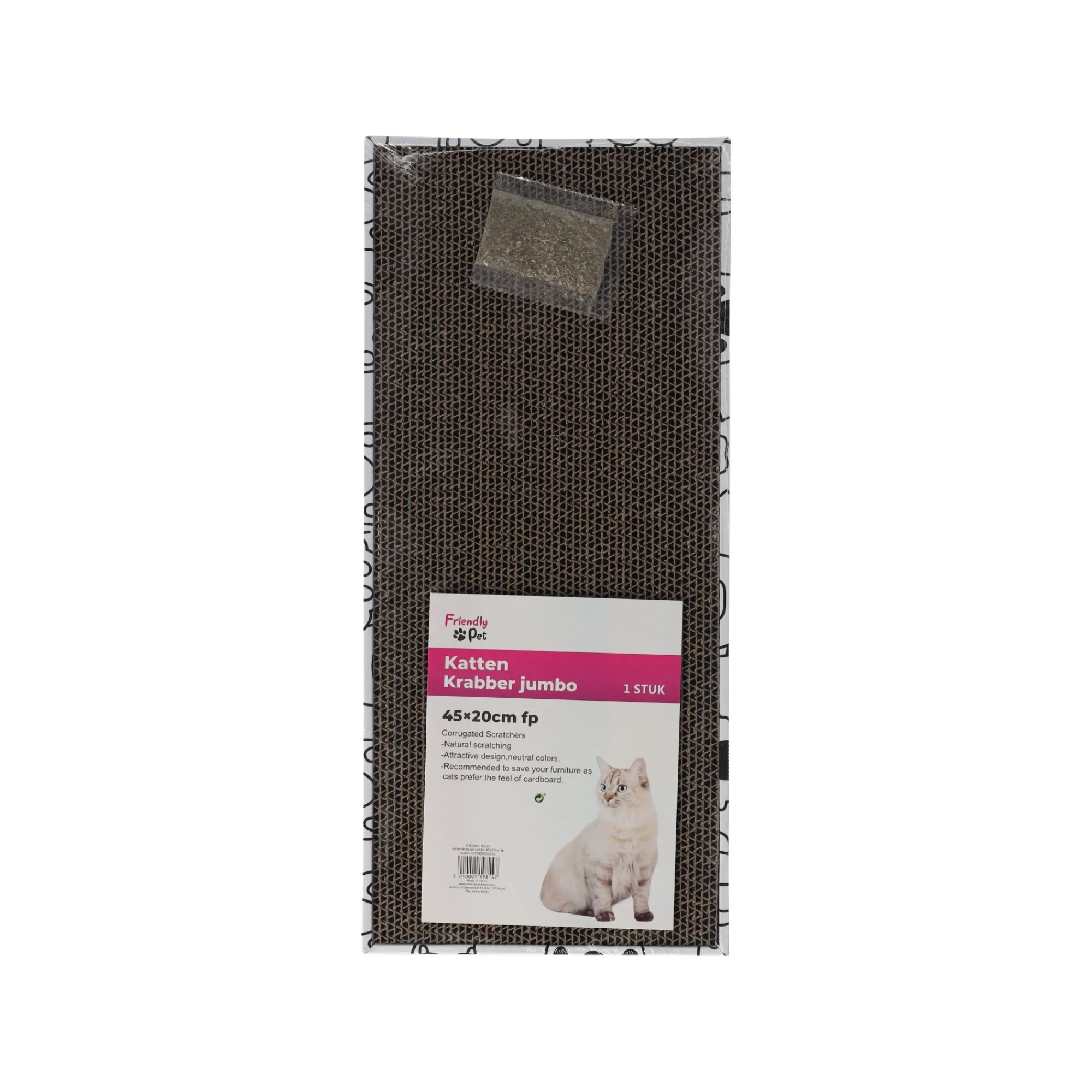 Friendly Pet Krabpaal>Kattenkrabber jumbo 47x23.5cm FP
