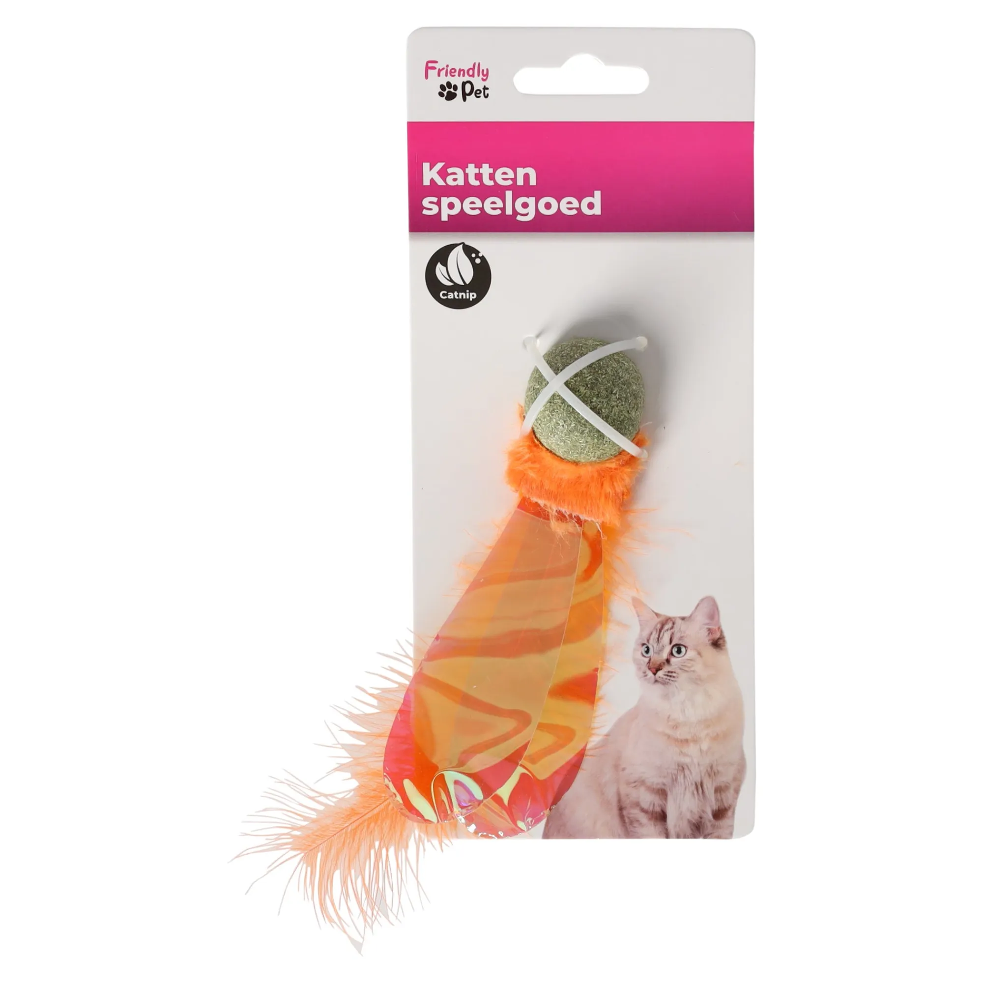 Friendly Pet Kattenspeeltjes>Kattenspeeltje Boleo + catnip D3cm assorti