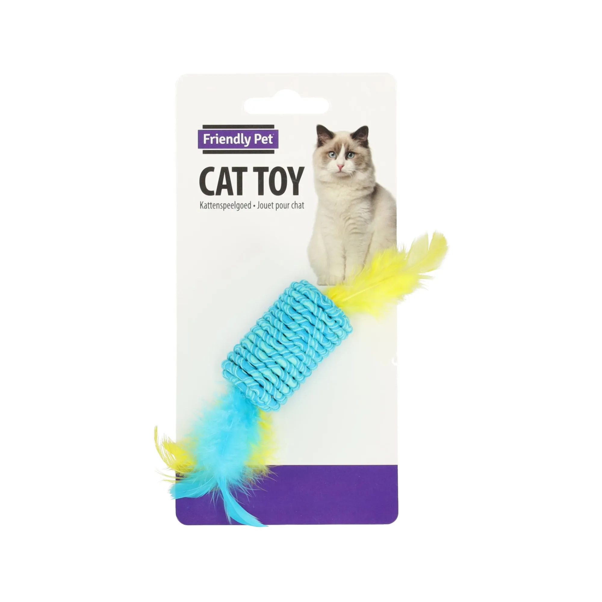 Friendly Pet Kattenspeeltjes>Kattenspeeltje rol+pluim Shuka