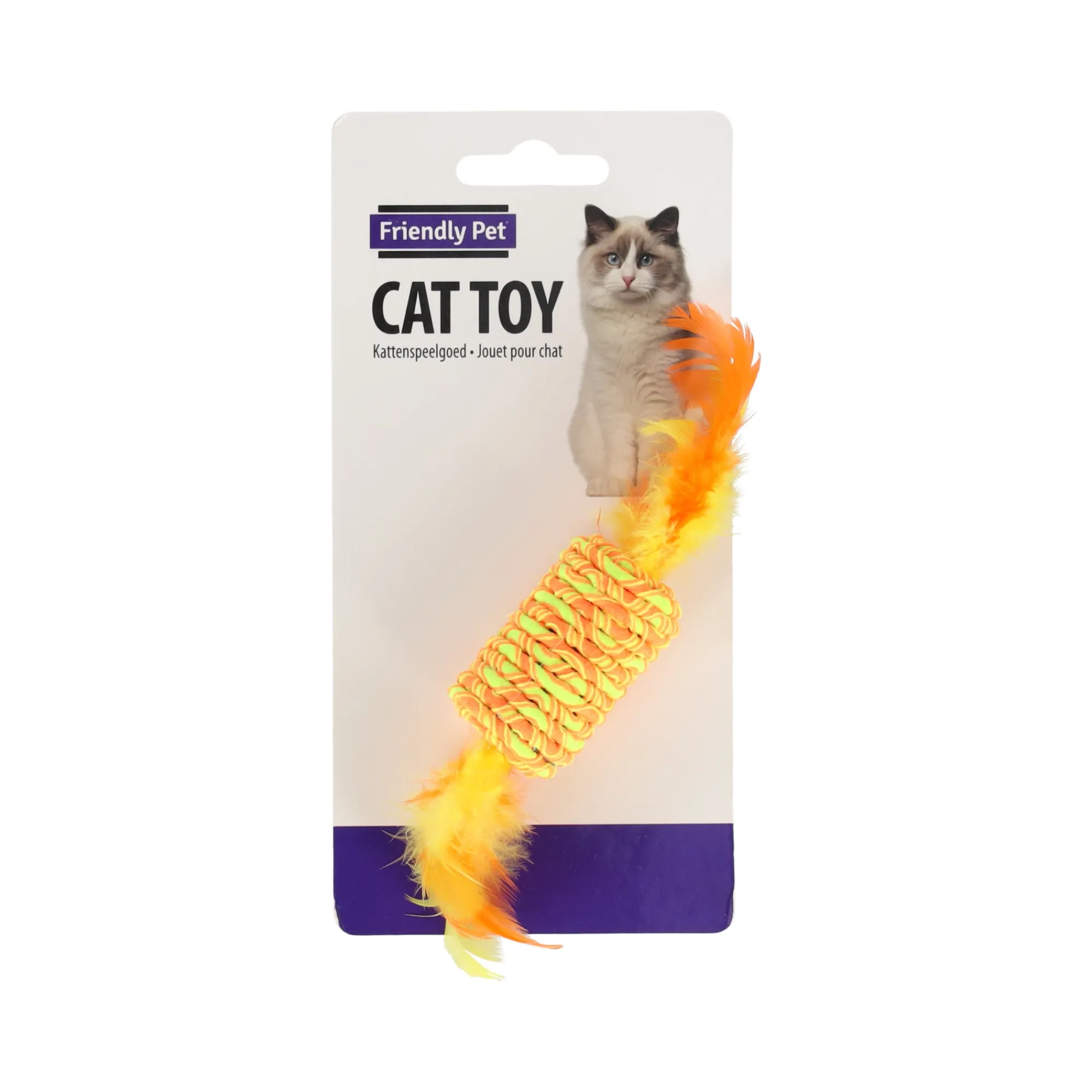 Friendly Pet Kattenspeeltjes>Kattenspeeltje rol+pluim Shuka