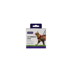 Friendly Pet Kattenverzorging>Kattentuig zwart/rood 15mmx120cm