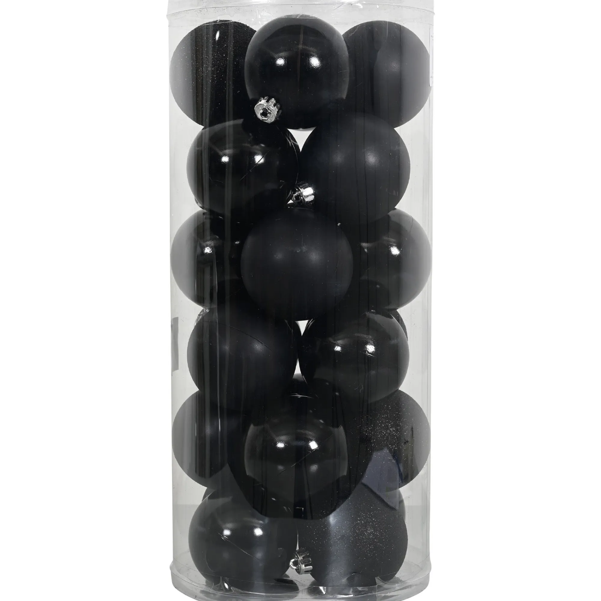 O'malley Kerstballen>Kerstbal 4cm mix koker 24st zwart