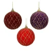 Kerstballen>Kerstbal foam 8 cm