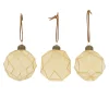 Natural Collections Kerstballen>Kerstbal glas goud 8cm