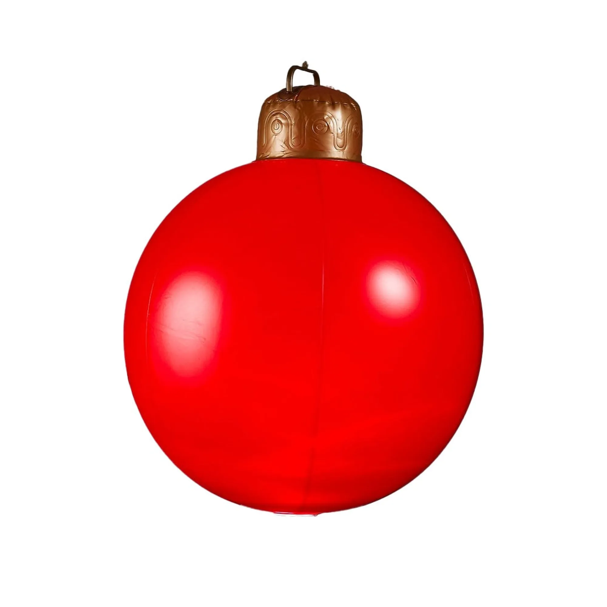 Kerstballen>Kerstbal opblaasbaar 40cm