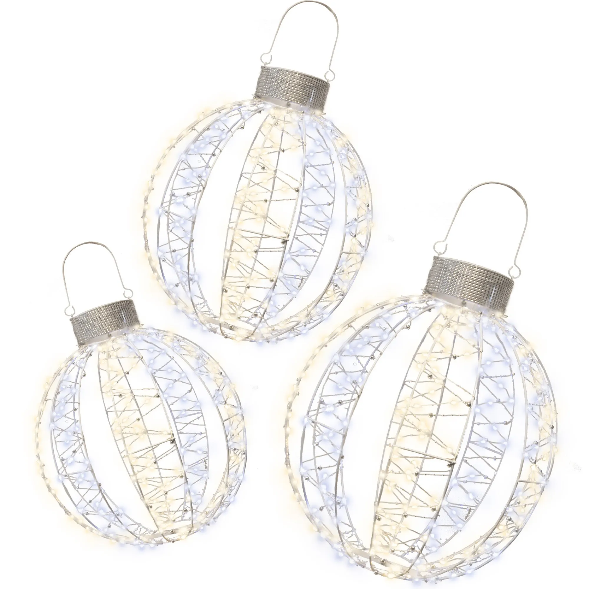 O'malley Kerstverlichting>Kerstbal set 3D 40-50-60cm 800LED