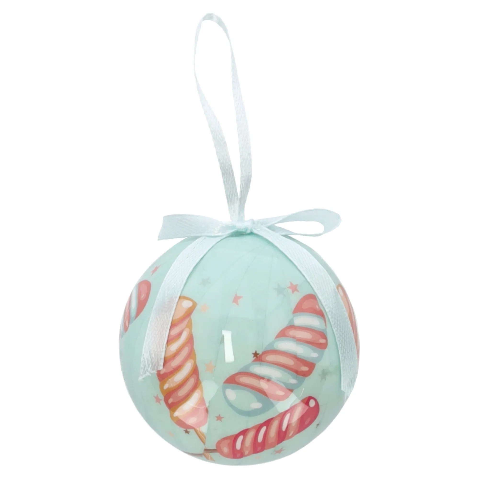 Kerstballen>Kerstbal zuurstok 6 cm