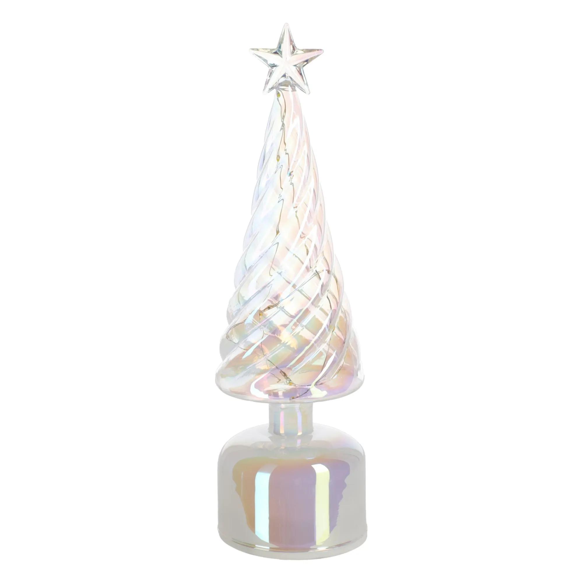 Kerstdecoratie>Kerstboom LED 32 cm goud of wit