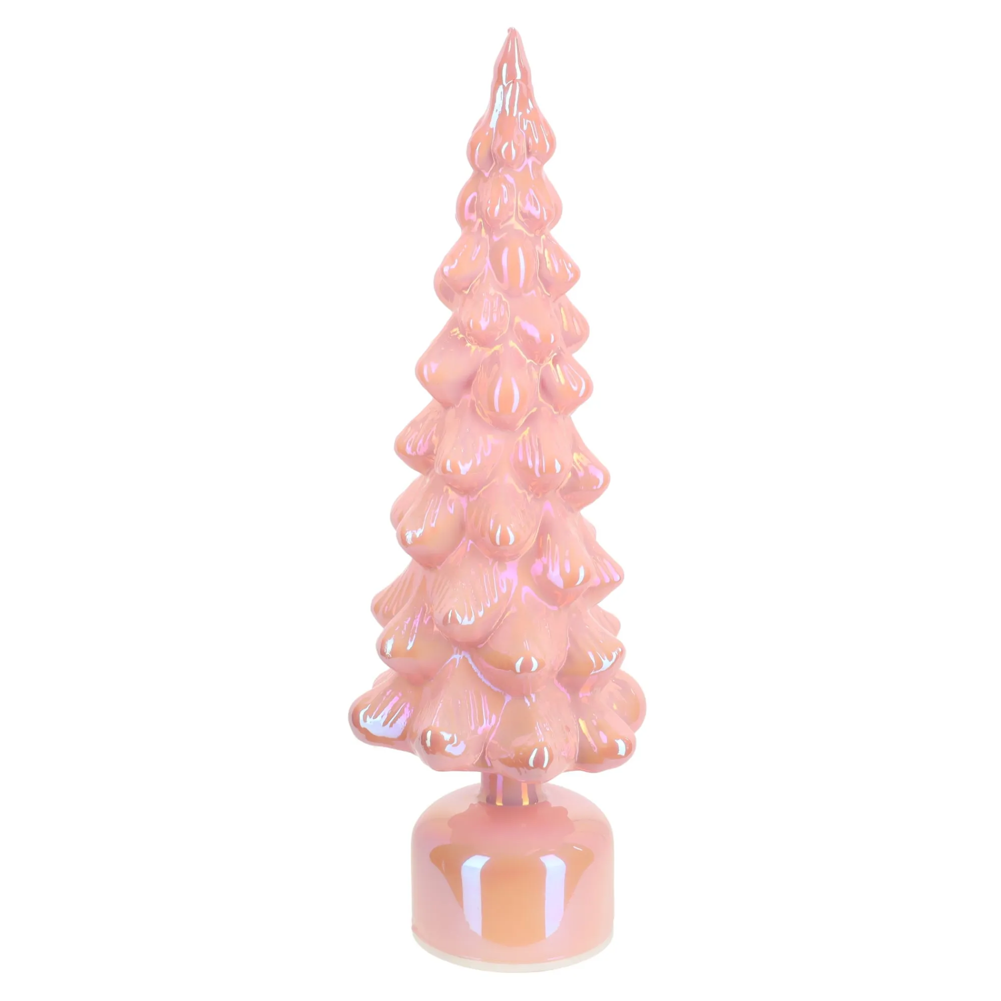 Kerstdecoratie>Kerstboom LED 40 cm roze, wit of goud