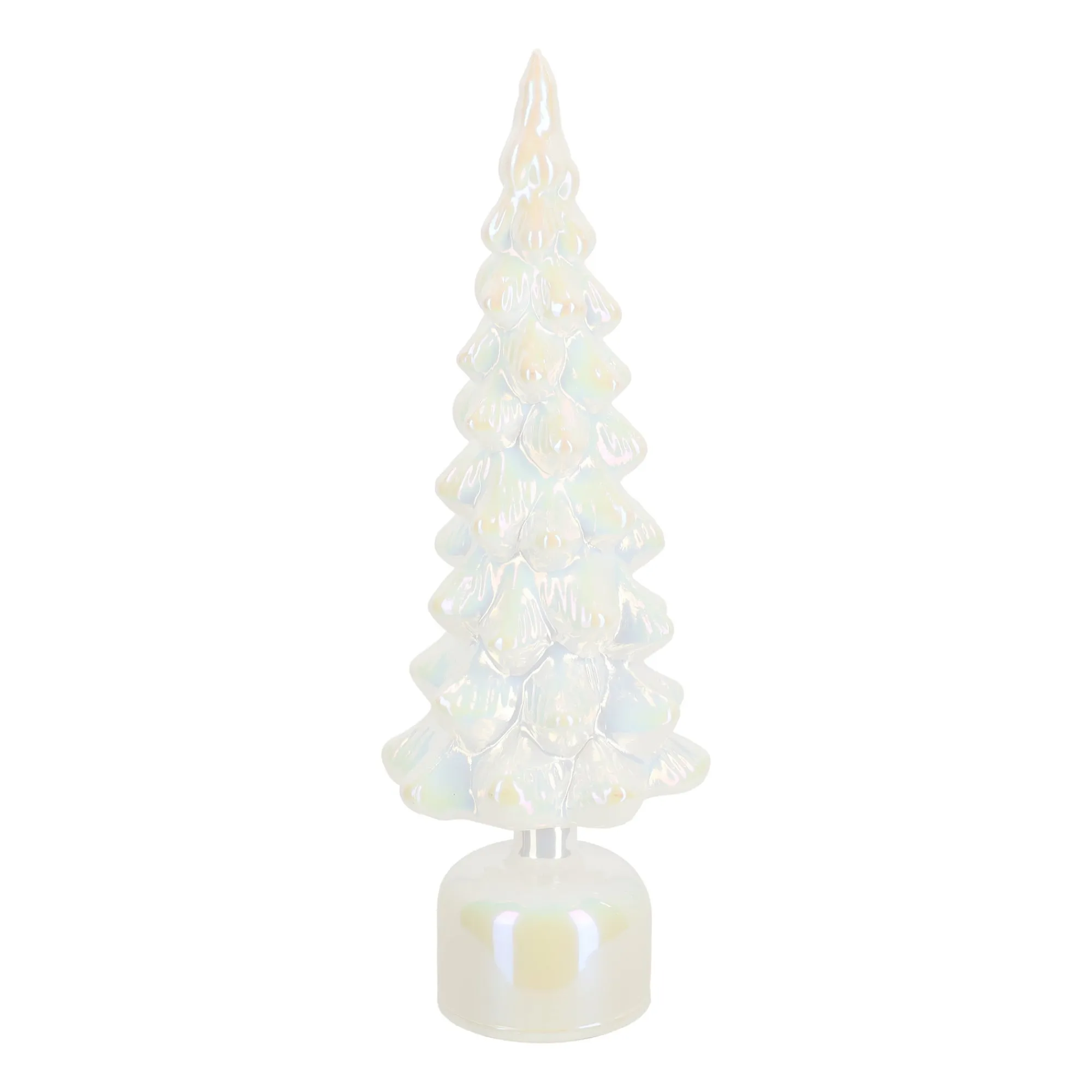 Kerstdecoratie>Kerstboom LED 40 cm roze, wit of goud