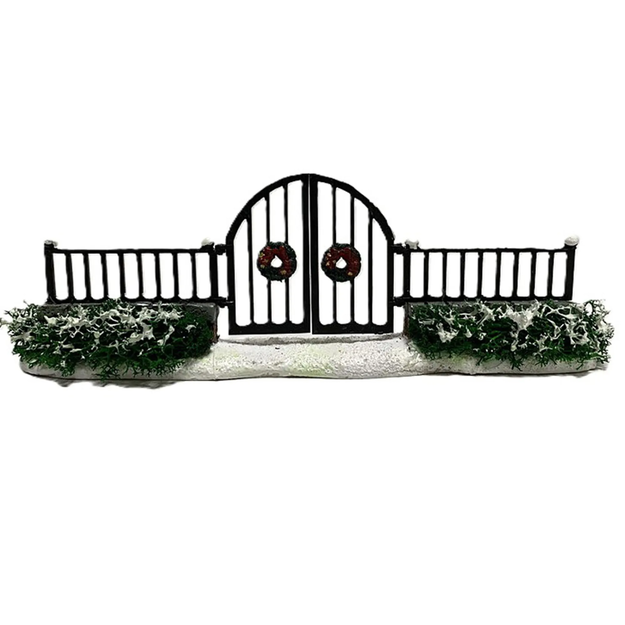 Kerstdorp>Kerstdorp hekwerk met poort 21cm