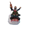 Kerstdorp>Kerstdorp kinderen op slee