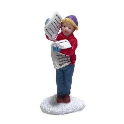 Kerstdorp>Kerstdorp krantenbezorger