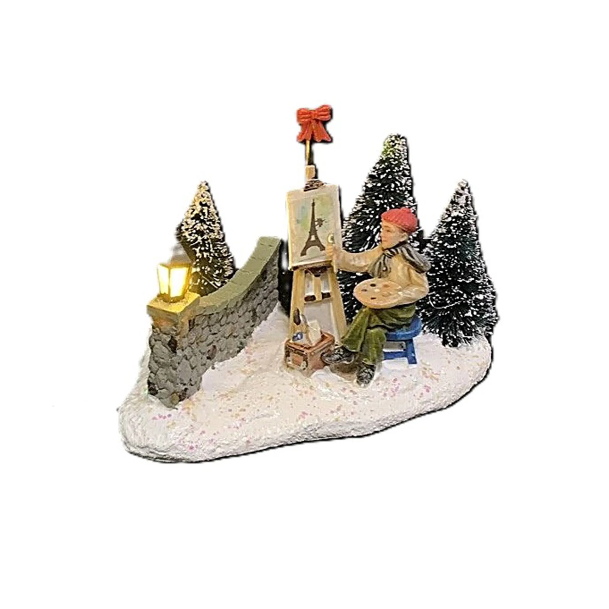 Kerstdorp>Kerstdorp schilder Parijs 11cm