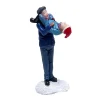 Kerstdorp>Kerstdorp vader met zoon