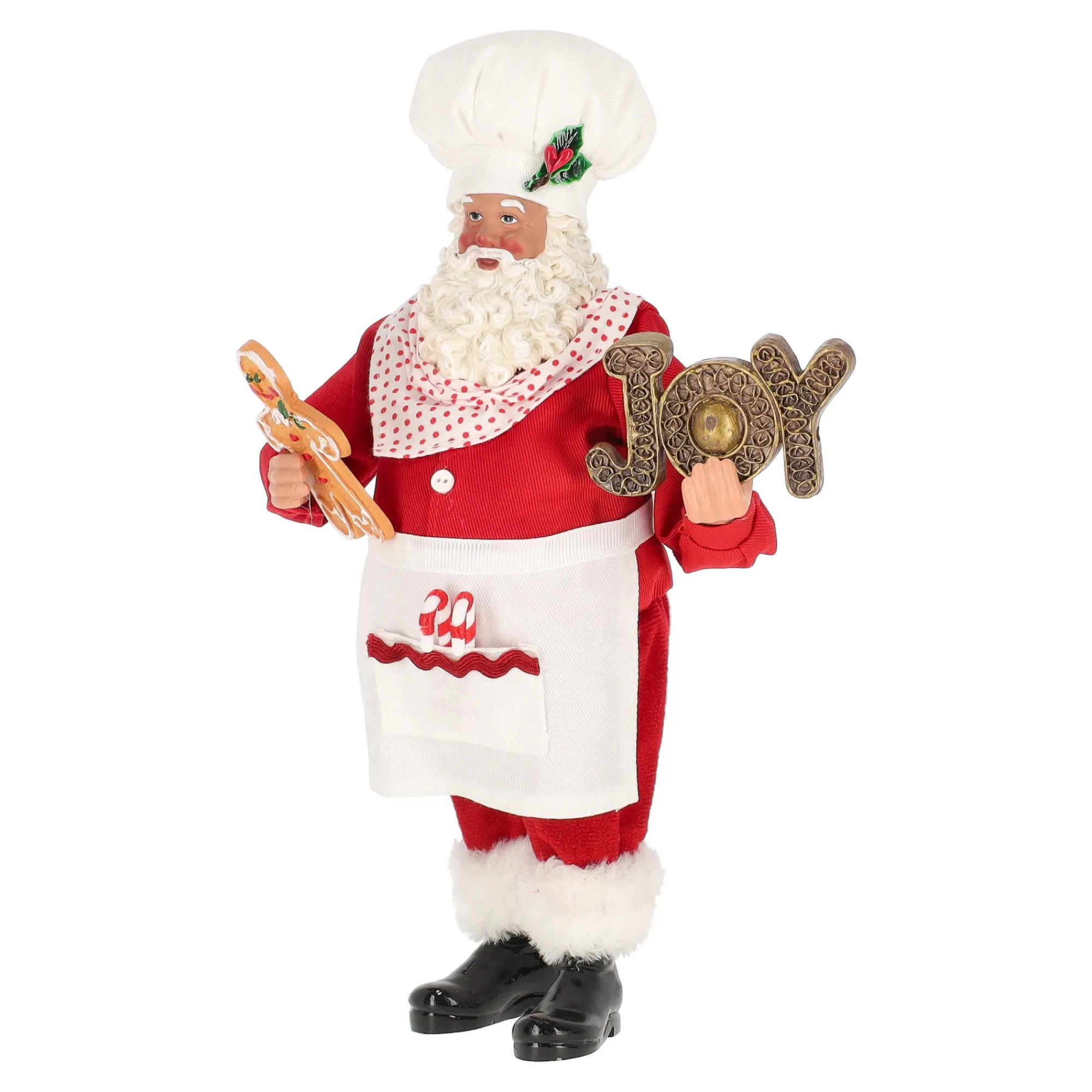 Kerstdecoratie>Kerstman 28 cm bakker