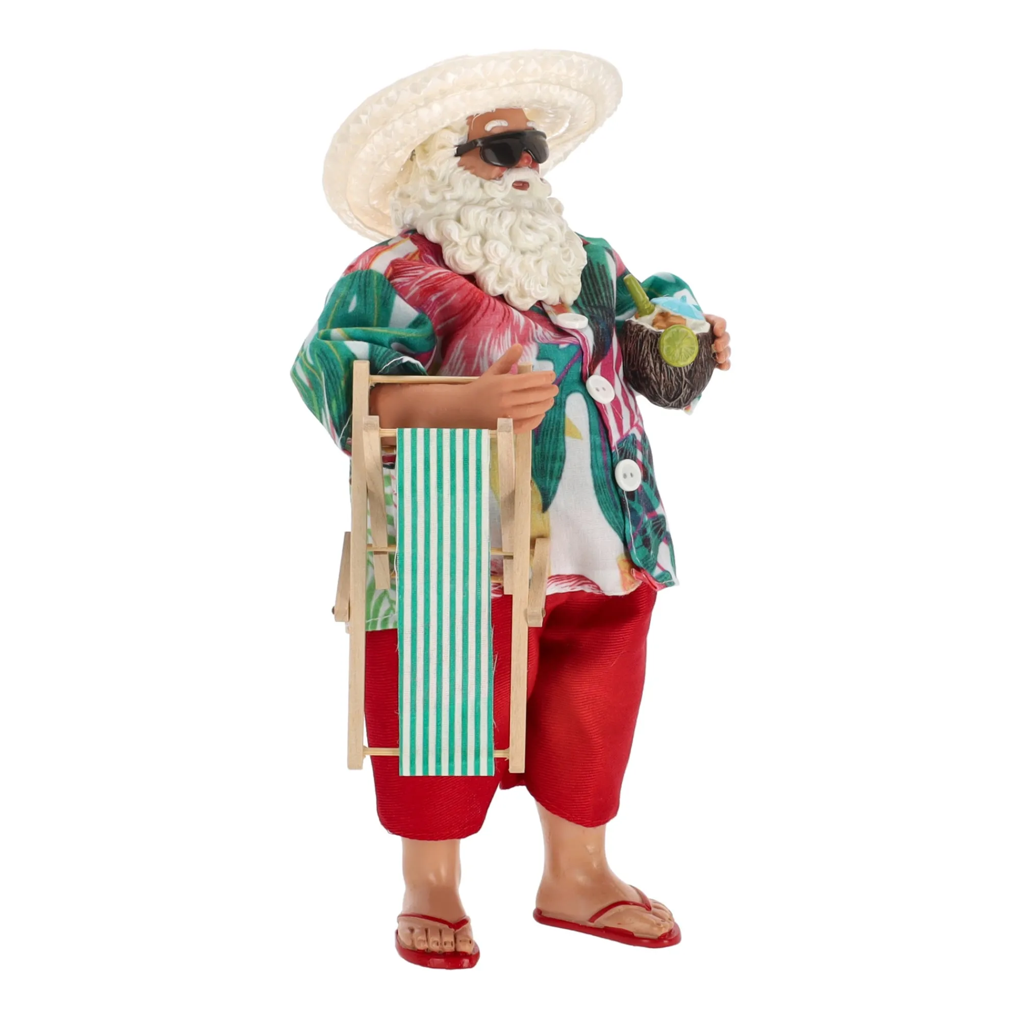 Kerstdecoratie>Kerstman 28 cm zomer
