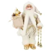 O'malley Kerstdecoratie>Kerstman 30cm luxe goud