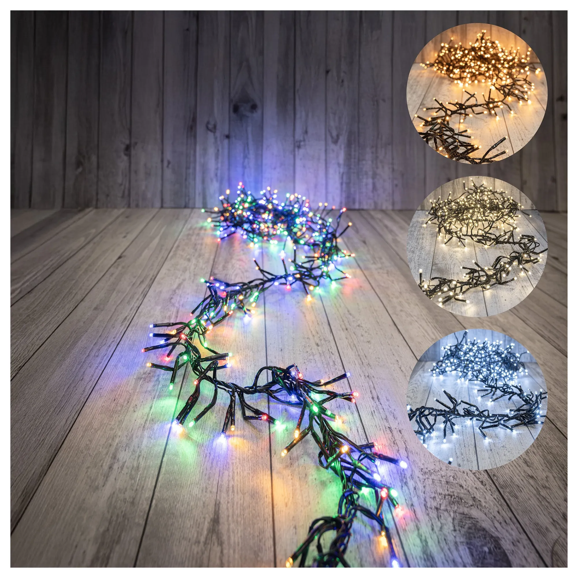 O'malley Kerstverlichting>Kerstverlichting 1152 LED twinkel classic gold