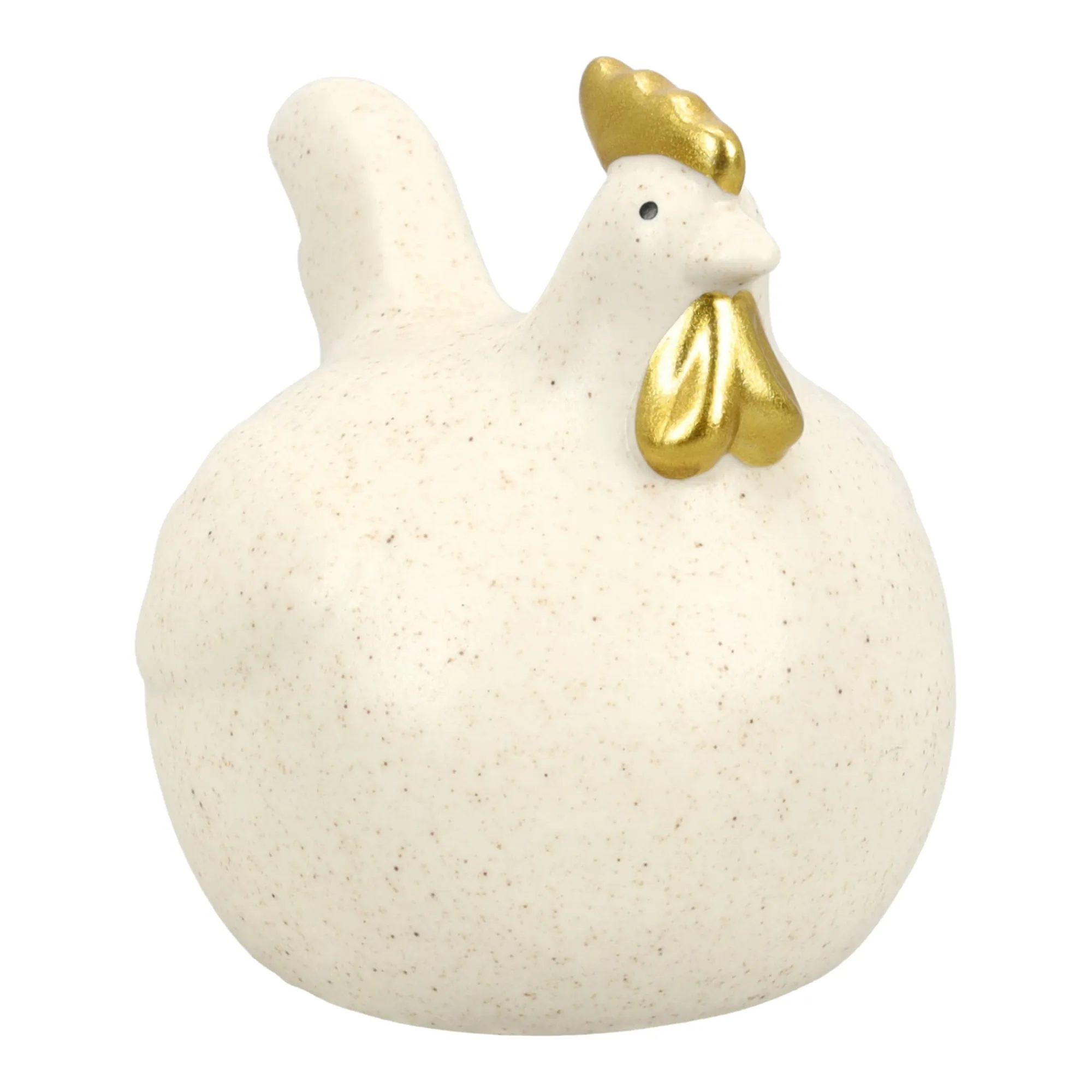 Van Cranenbroek Pasen|Woondecoratie>Kip deco creme 10cm