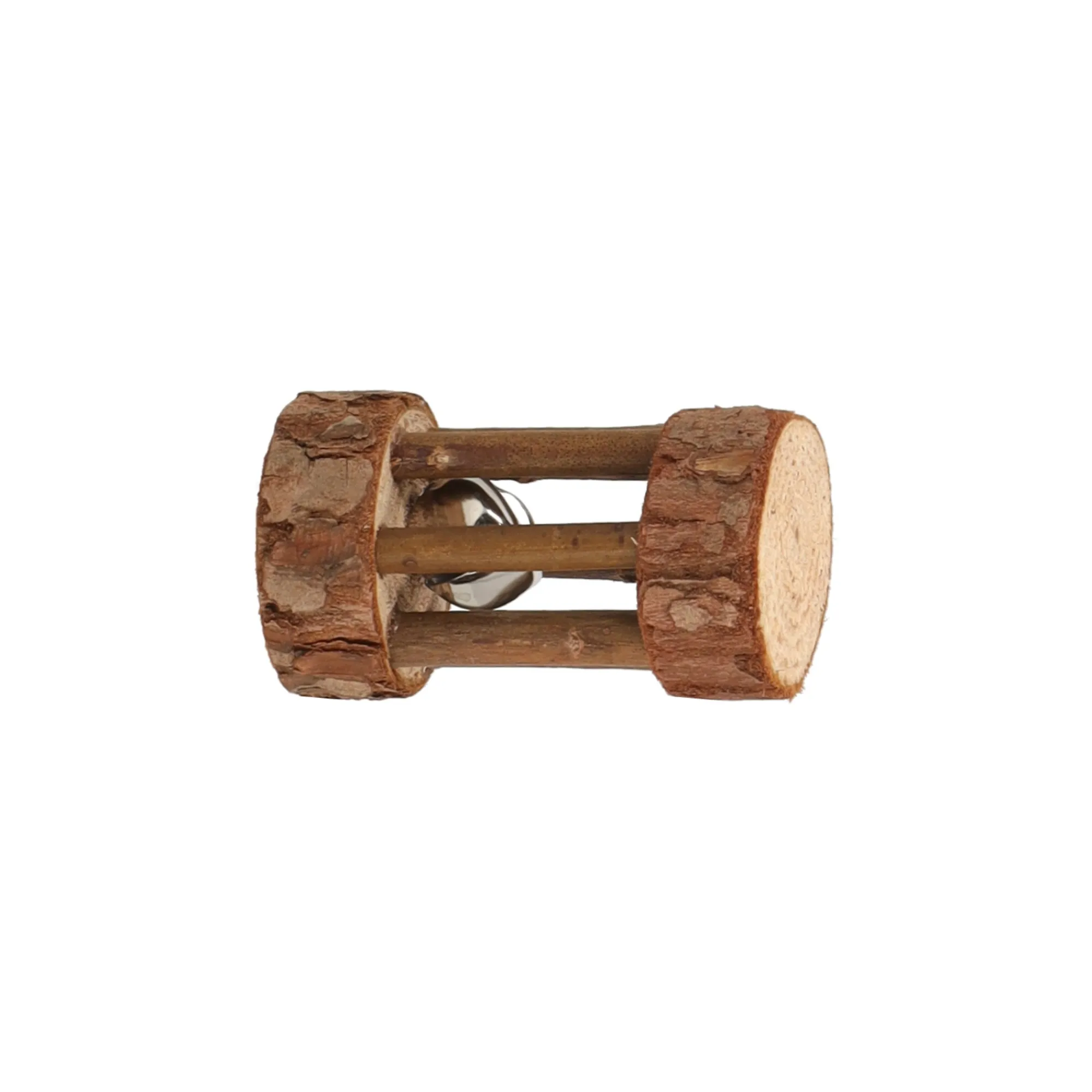 Friendly Pet Knaagdier Speelgoed>Knaagdier rol+bel natuur 7cm