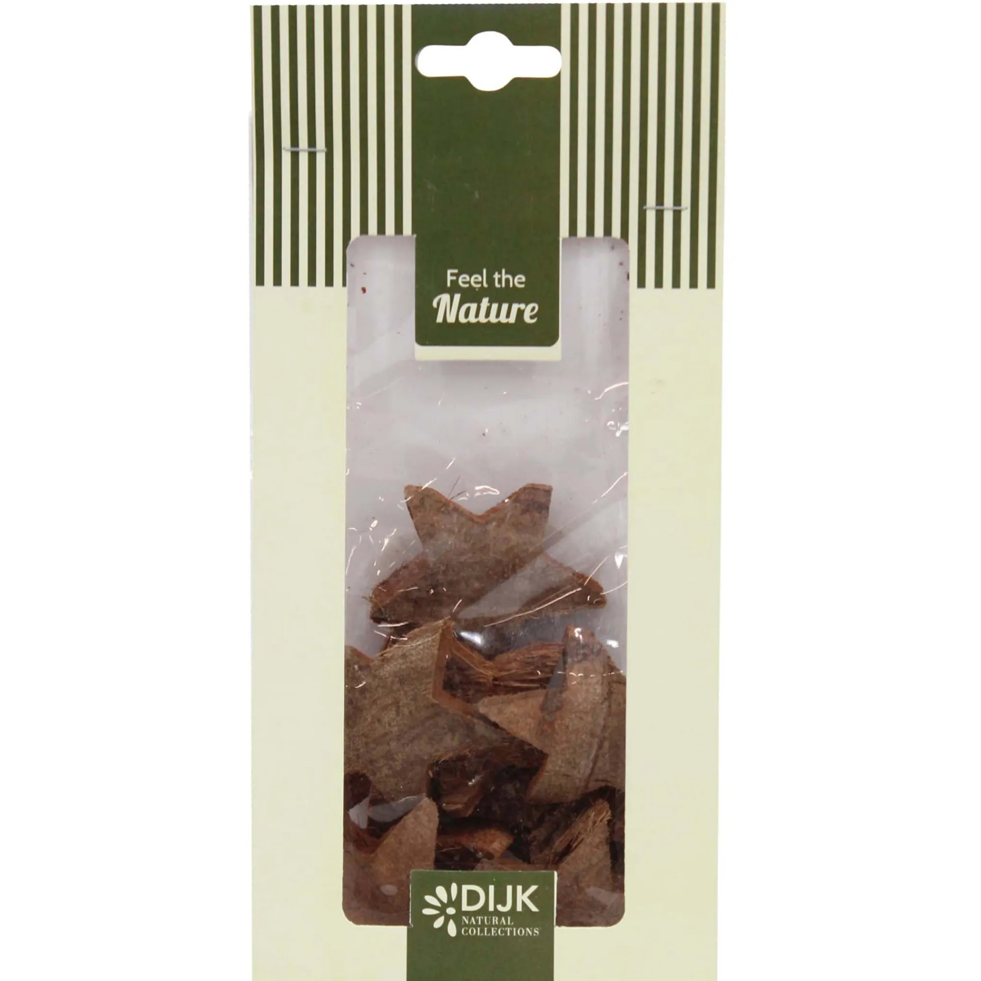 Natural Collections Woondecoratie>Kokosnoot ster naturel 10st