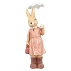 Van Cranenbroek Pasen>Konijn staand paraplu roze 50cm