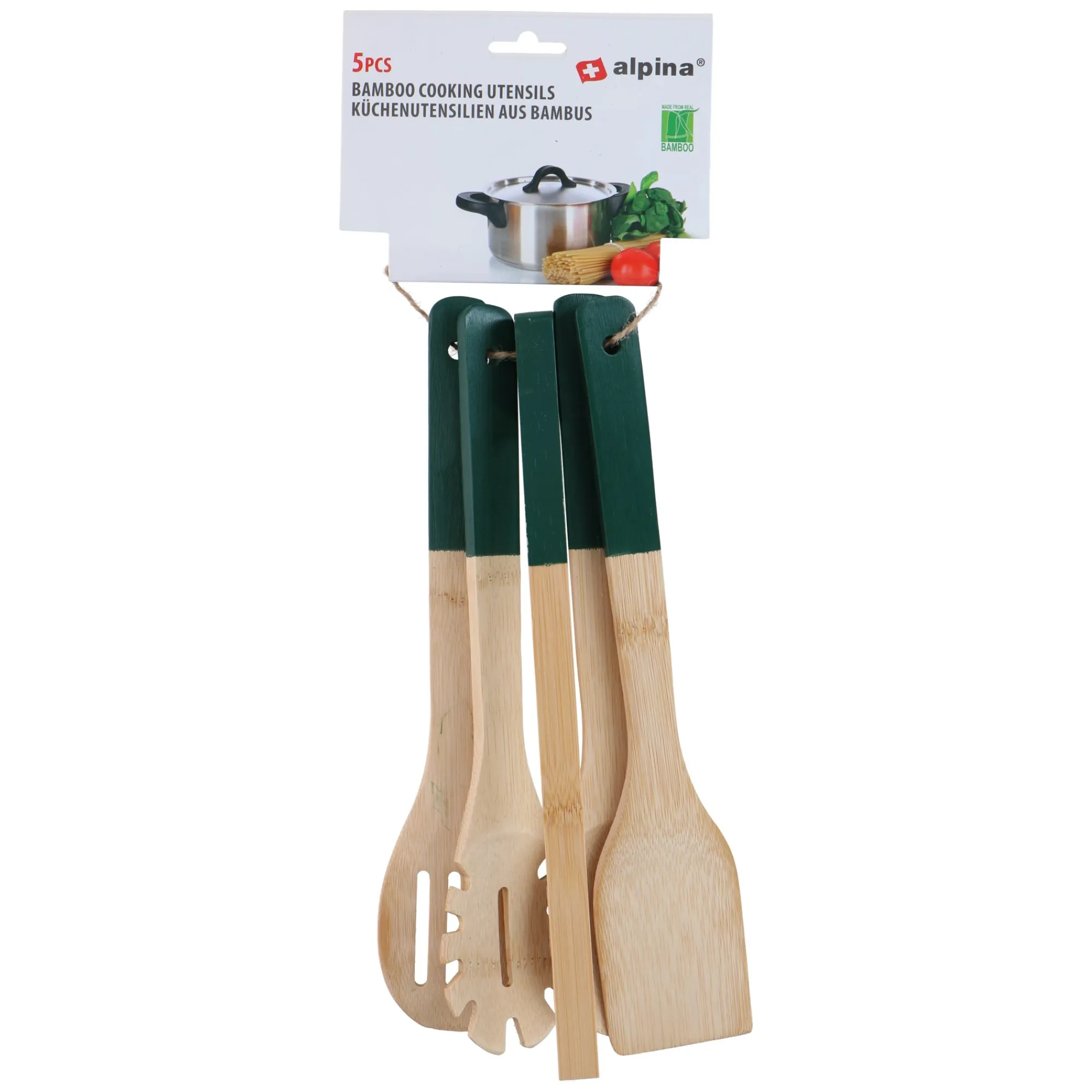 Alpina Koken & Tafelen>Kookgerei bamboe 5-delig
