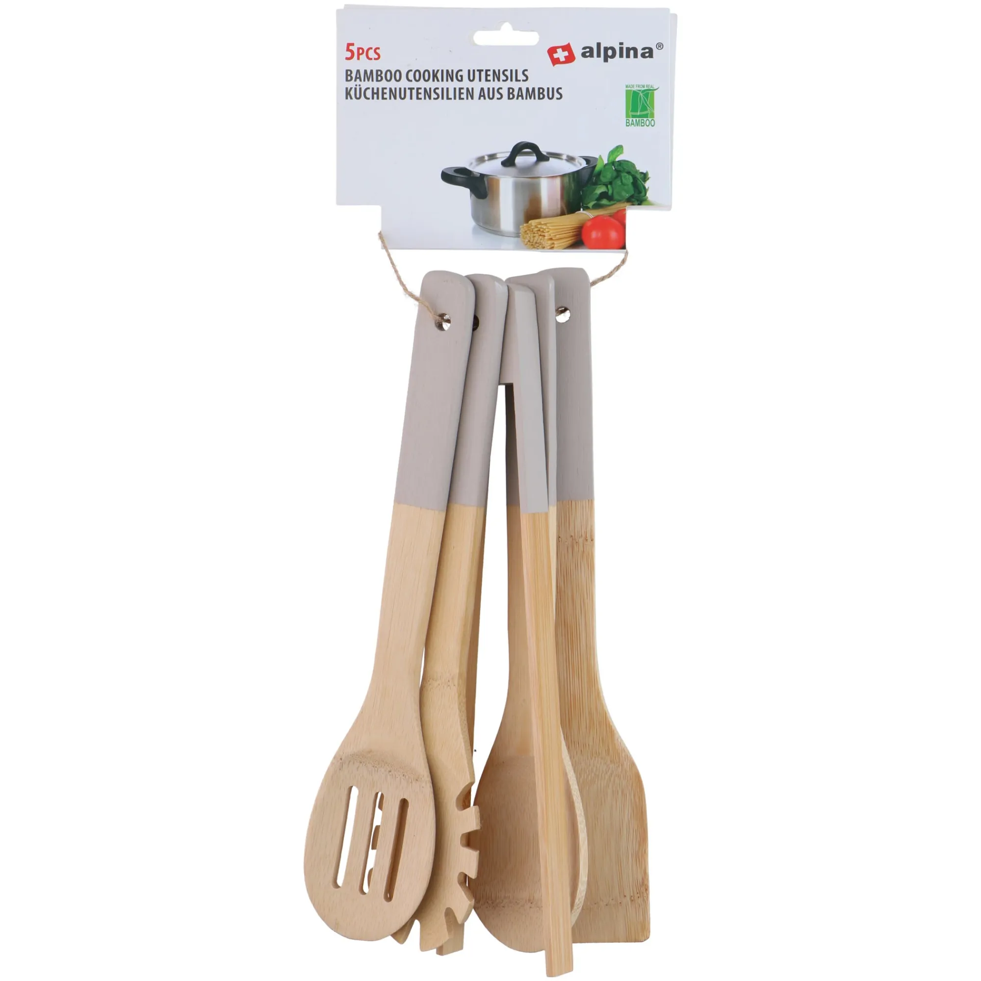 Alpina Koken & Tafelen>Kookgerei bamboe 5-delig