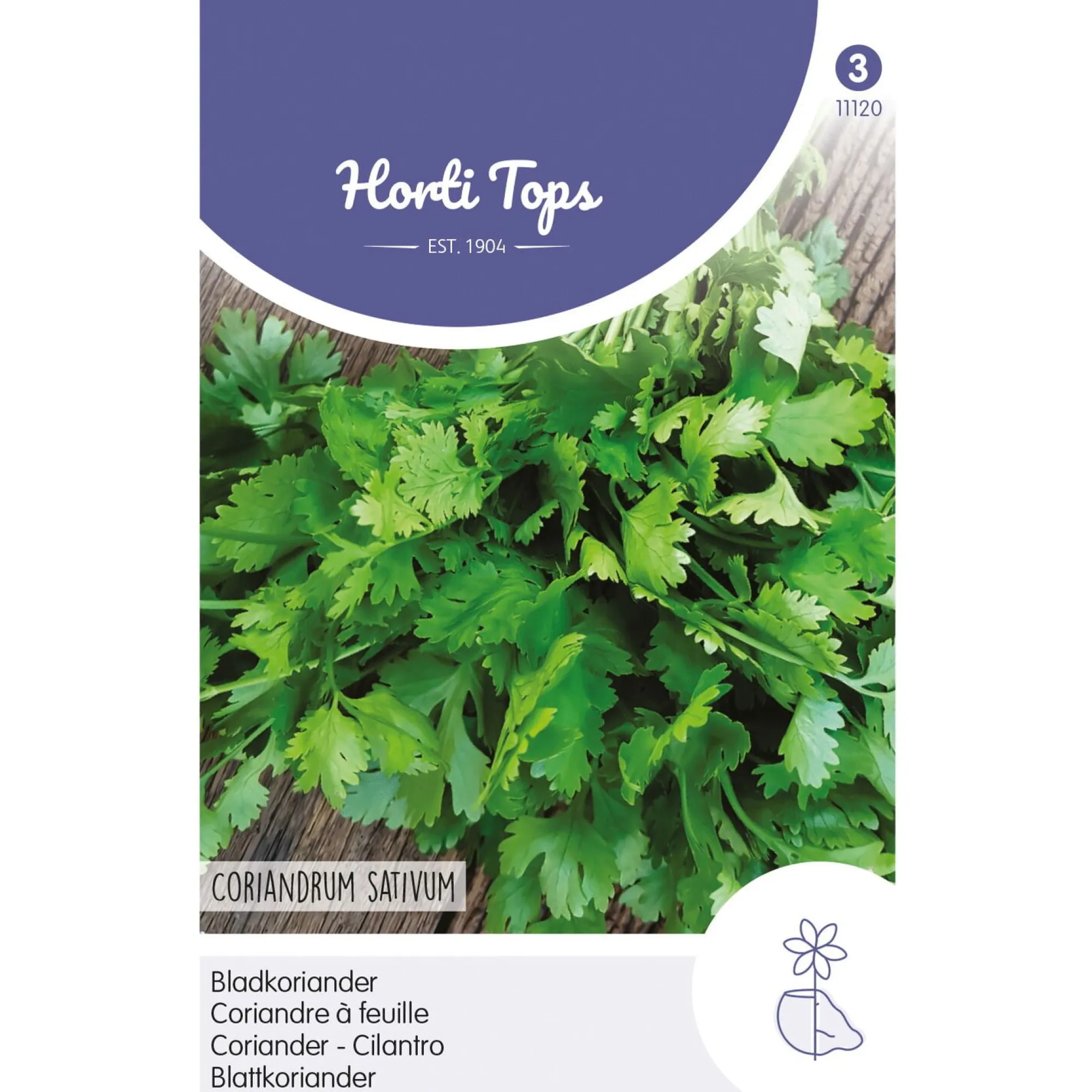 Horti Tops Moestuin>Koriander fijnzadig traagschietend zaad