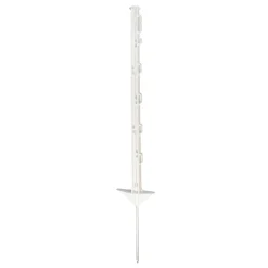 Koltec Afrastering>Kunststofpaal 70cm wit 10st