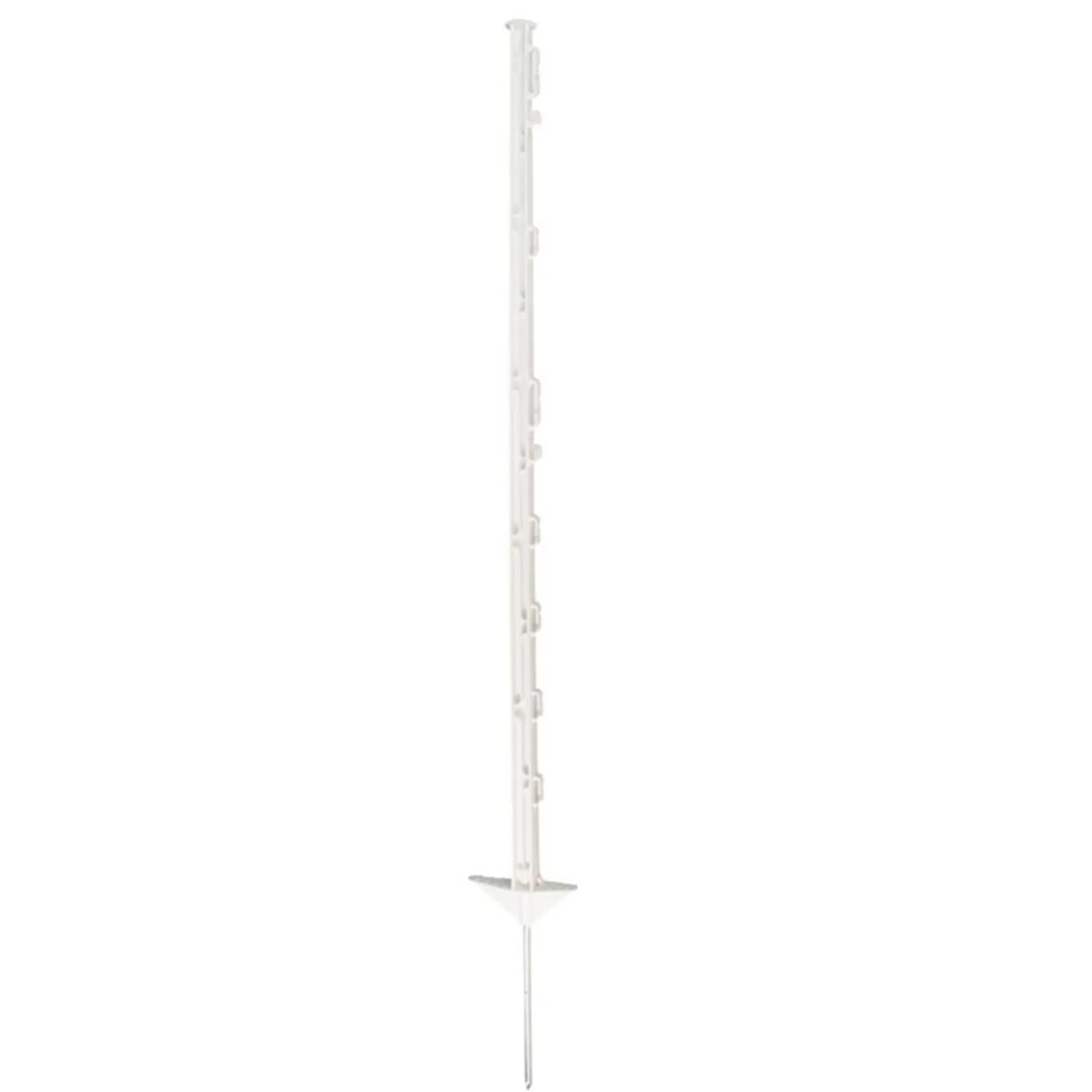 Koltec Afrastering>Kunststofpaal 105cm wit 10st