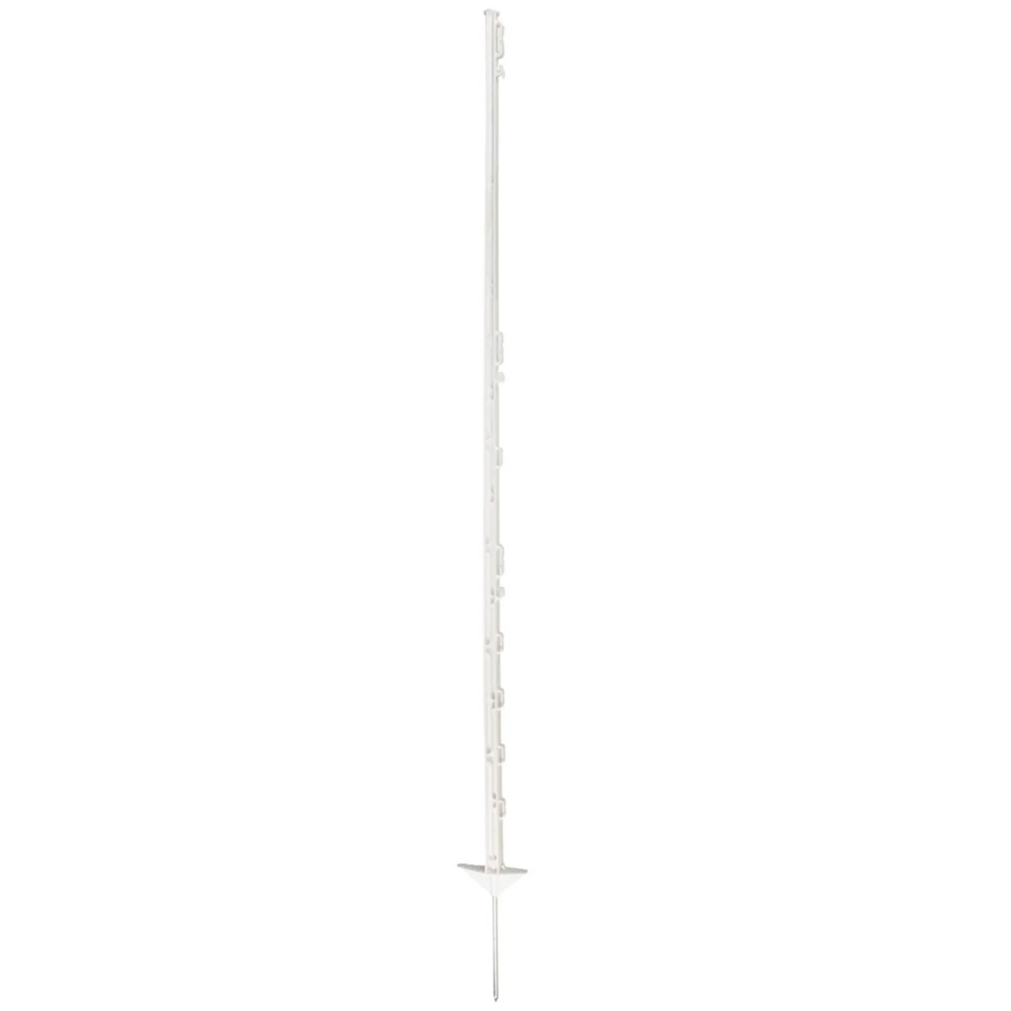 Koltec Afrastering>Kunststofpaal 154cm wit 10st