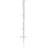 Koltec Afrastering>Kunststofpaal wit 70cm