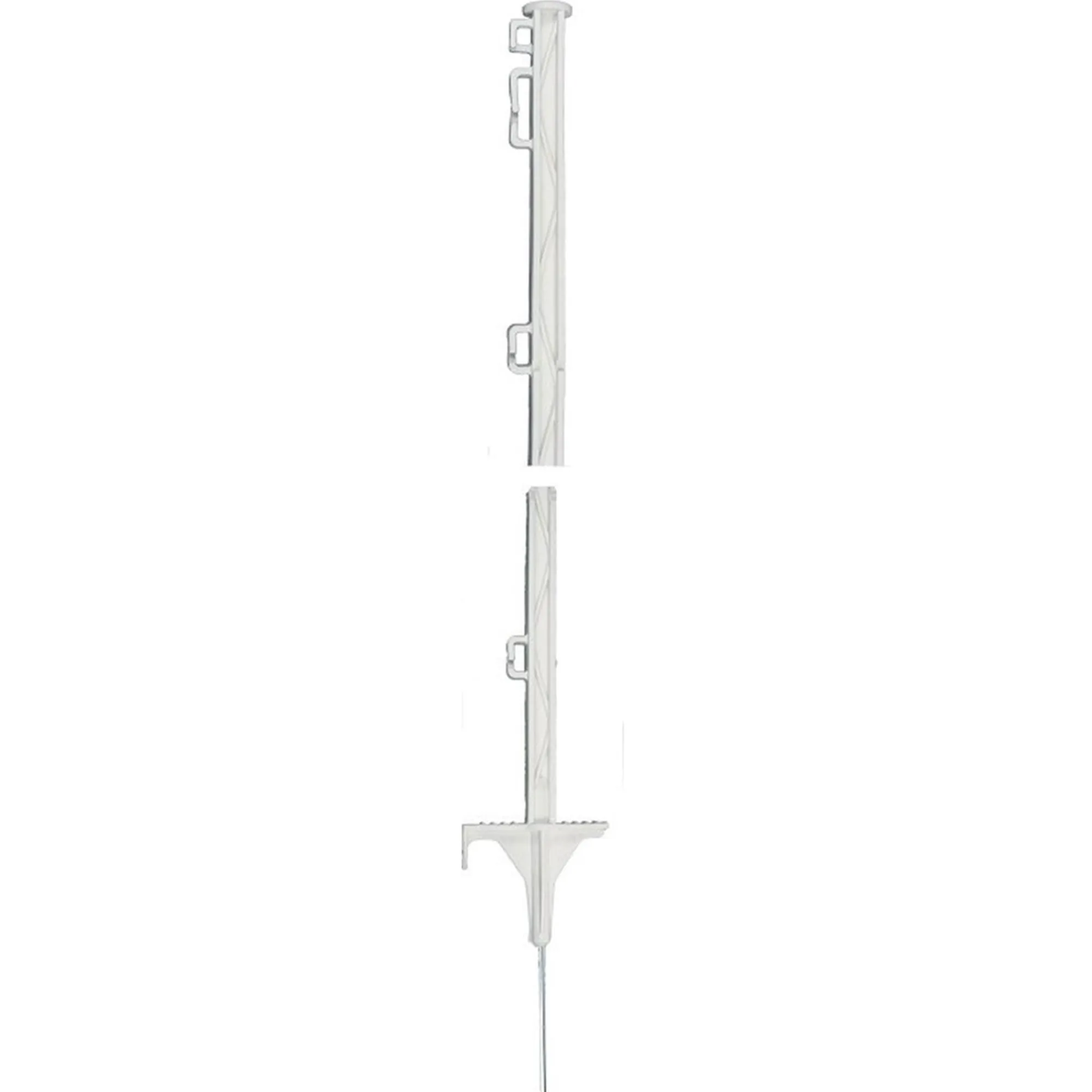 Koltec Afrastering>Kunststofpaal wit 70cm