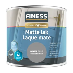 Finess Lakken>Lak waterb mat w.grijs 14290 250ml