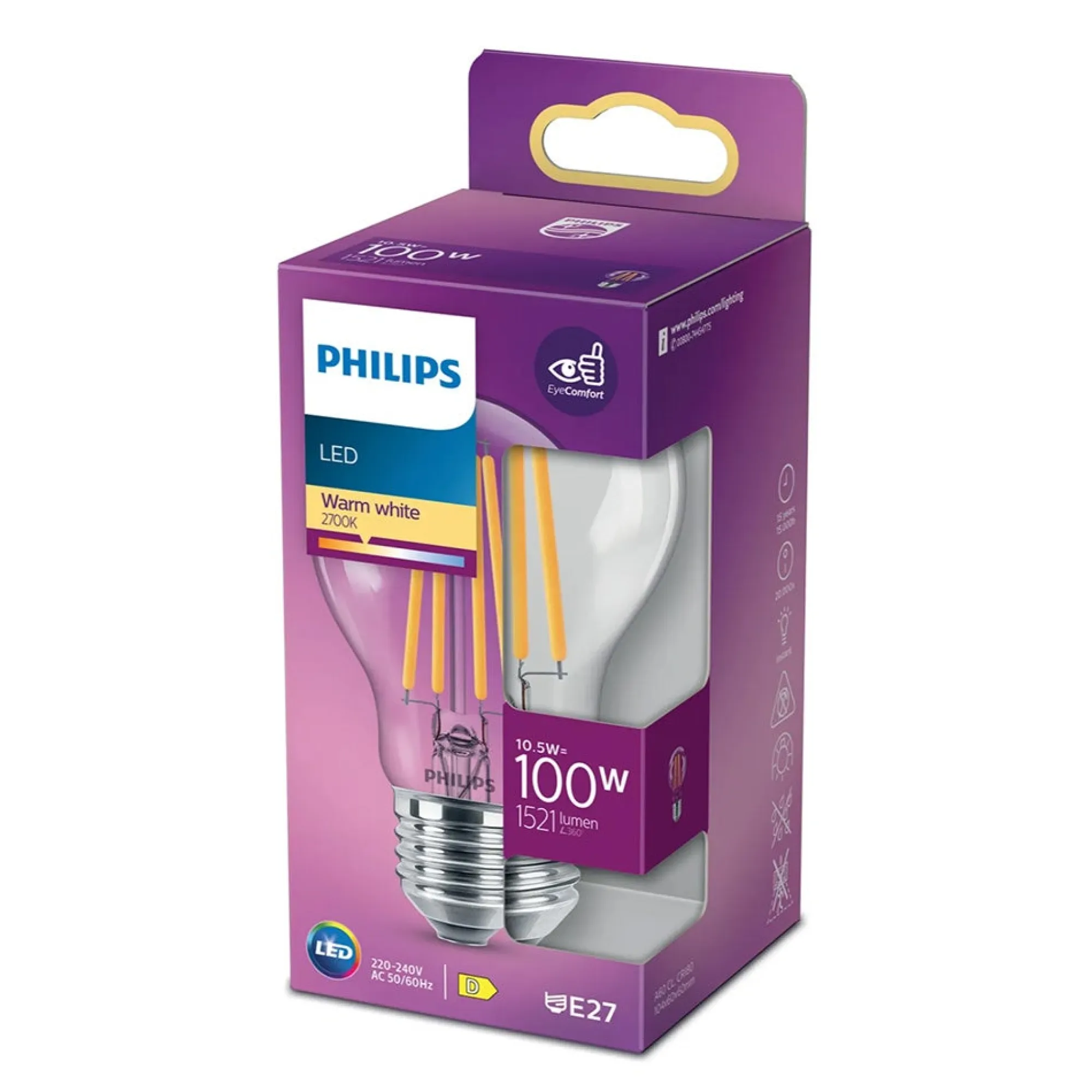 Philips Binnenverlichting>Lamp LED peer deco 100W E27