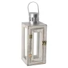 Mega Collections Woondecoratie>Lantaarn Lorenzo grey 34 cm