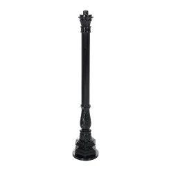 Diamant Buitenverlichting|Buitenverlichting>Lantaarnpaal Almere 122 cm Zwart