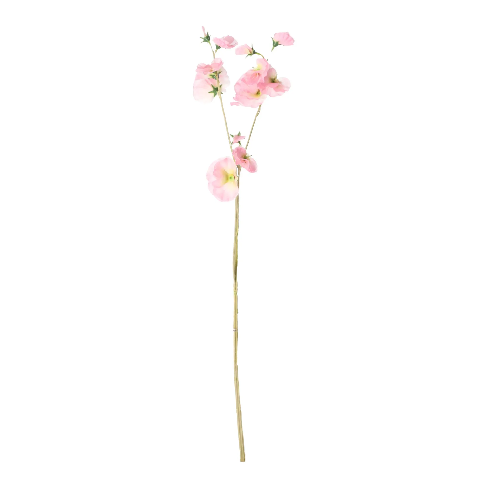 Decoris Kunstplanten En Kunstbloemen>Lathyrus op steel roze 60 cm