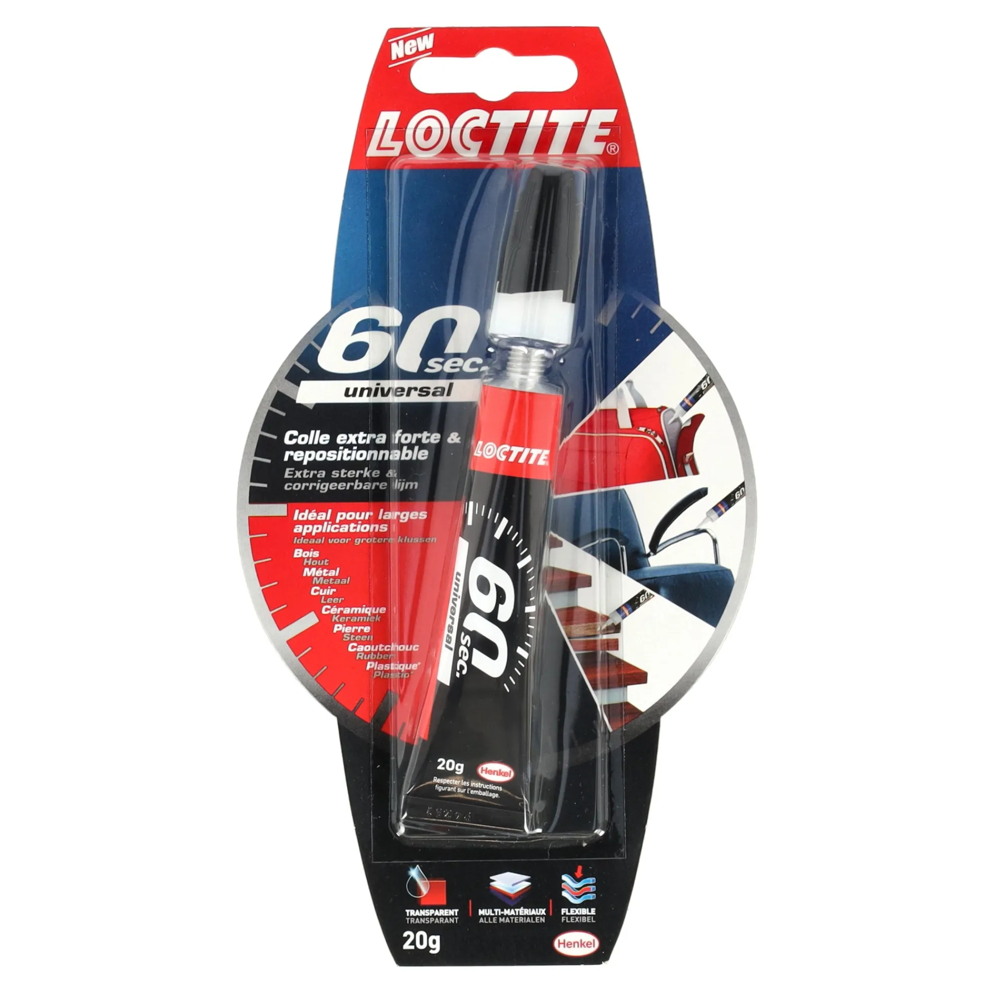 Loctite Handgereedschap>Lijm 60 seconden